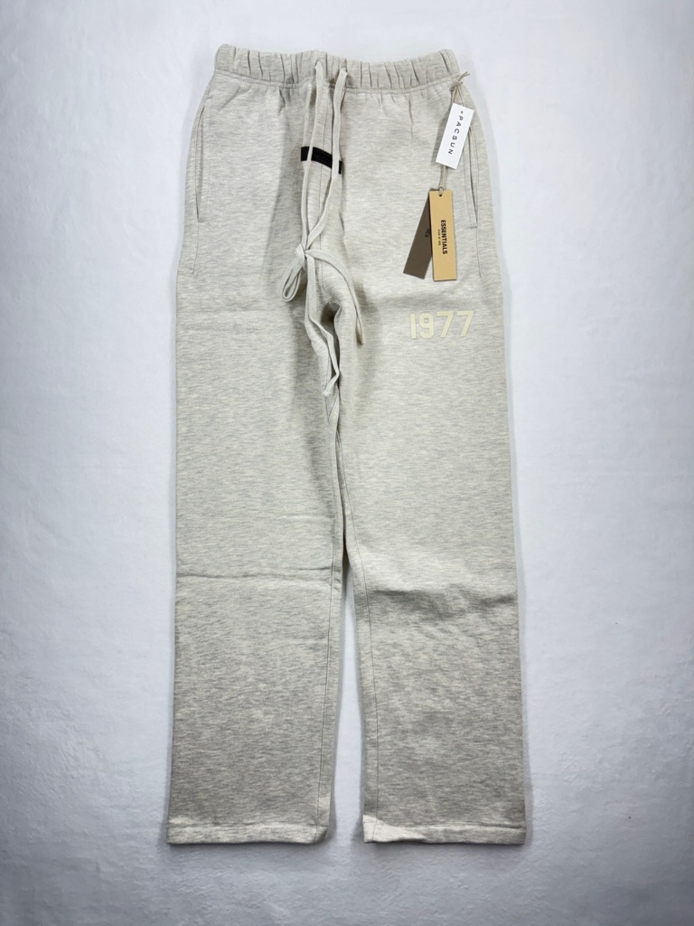 Fear of God 1977 Hoodie & Sweatpants Set in Light Gray/Cream - Picture 4 of 5